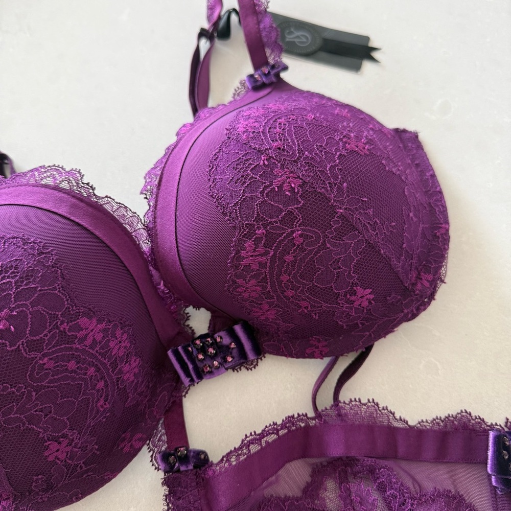 Victoria's Secret Designer Swarovski Crystal Bra & Panty Lingerie Set - Picture 5 of 15